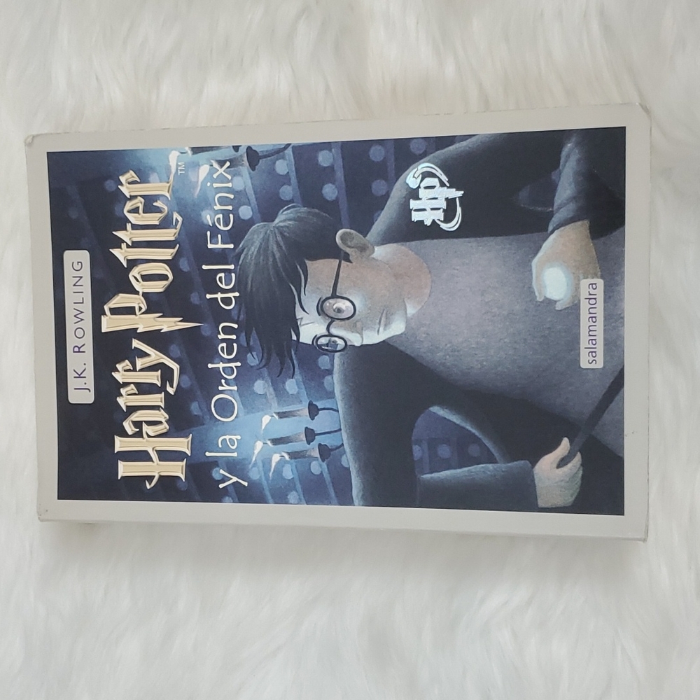 Spanish Edition Harry Potter and the Irder of the Phoenix book paper cover